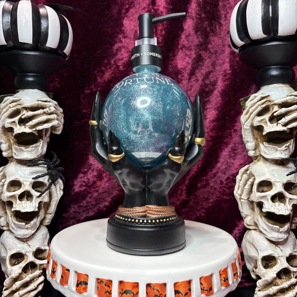 Halloween Spooky Season Fortune Teller Crystal Ball Black Liquorice Hand Soap - Picture 1 of 12
